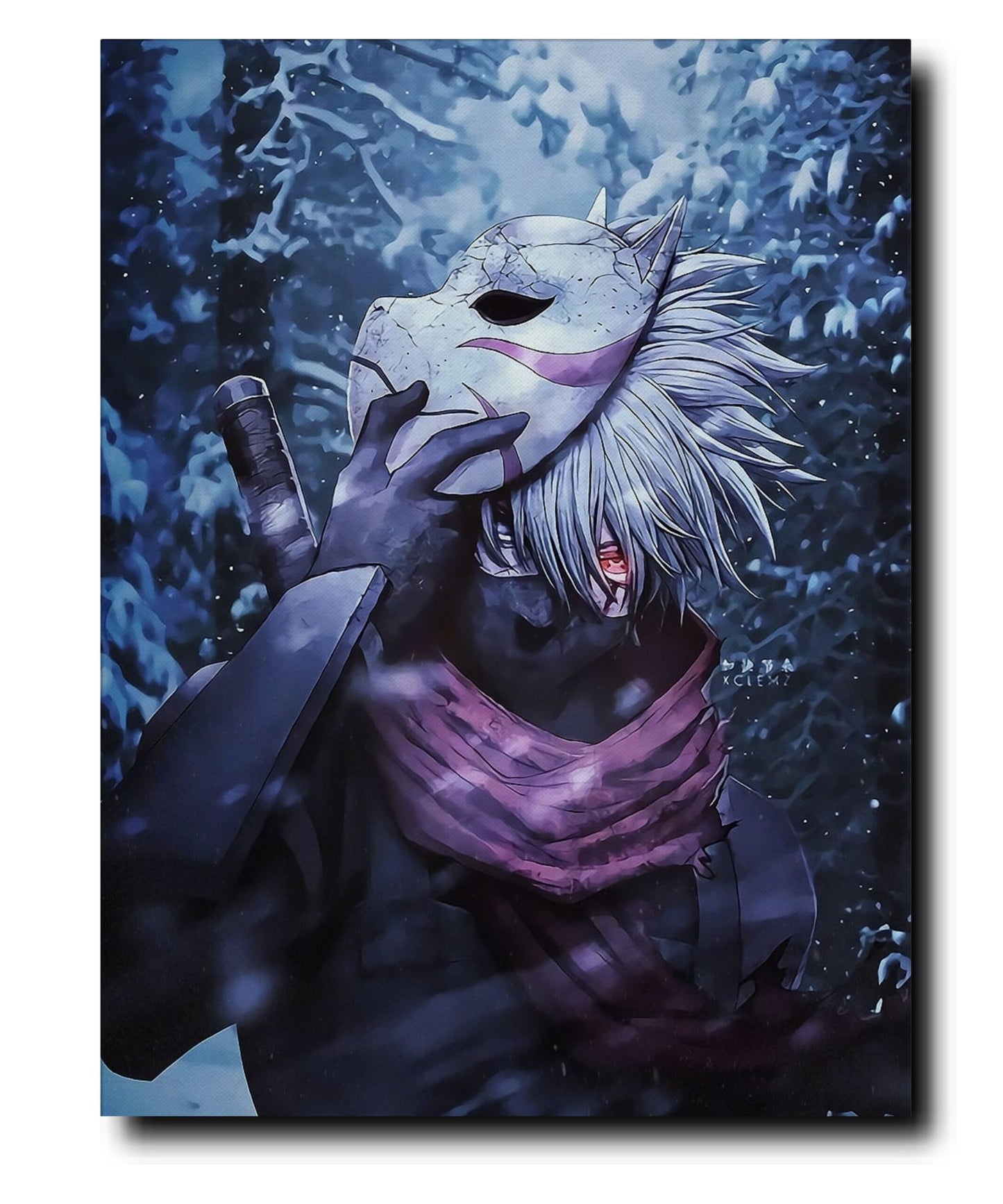 Naruto - Kakashi - Metal Poster