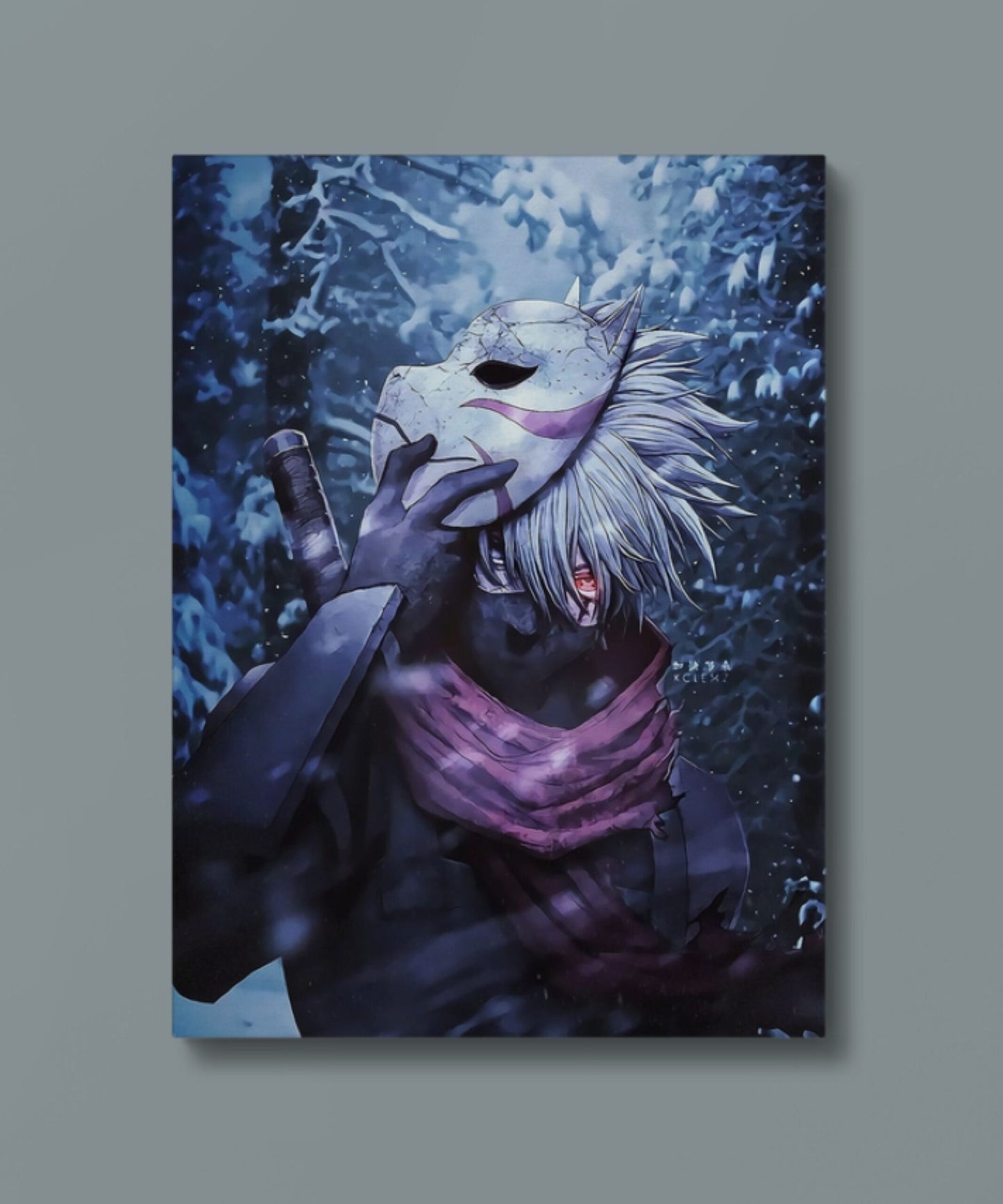 Naruto - Kakashi - Metal Poster
