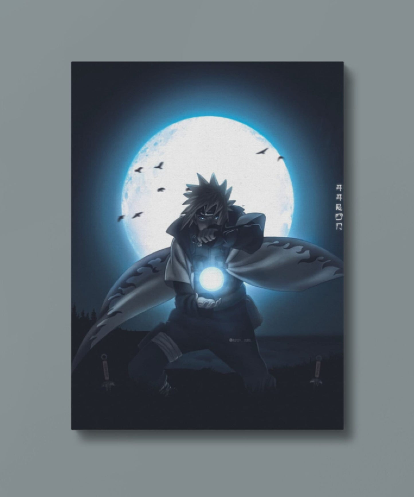 Naruto - Minato - Metal Poster