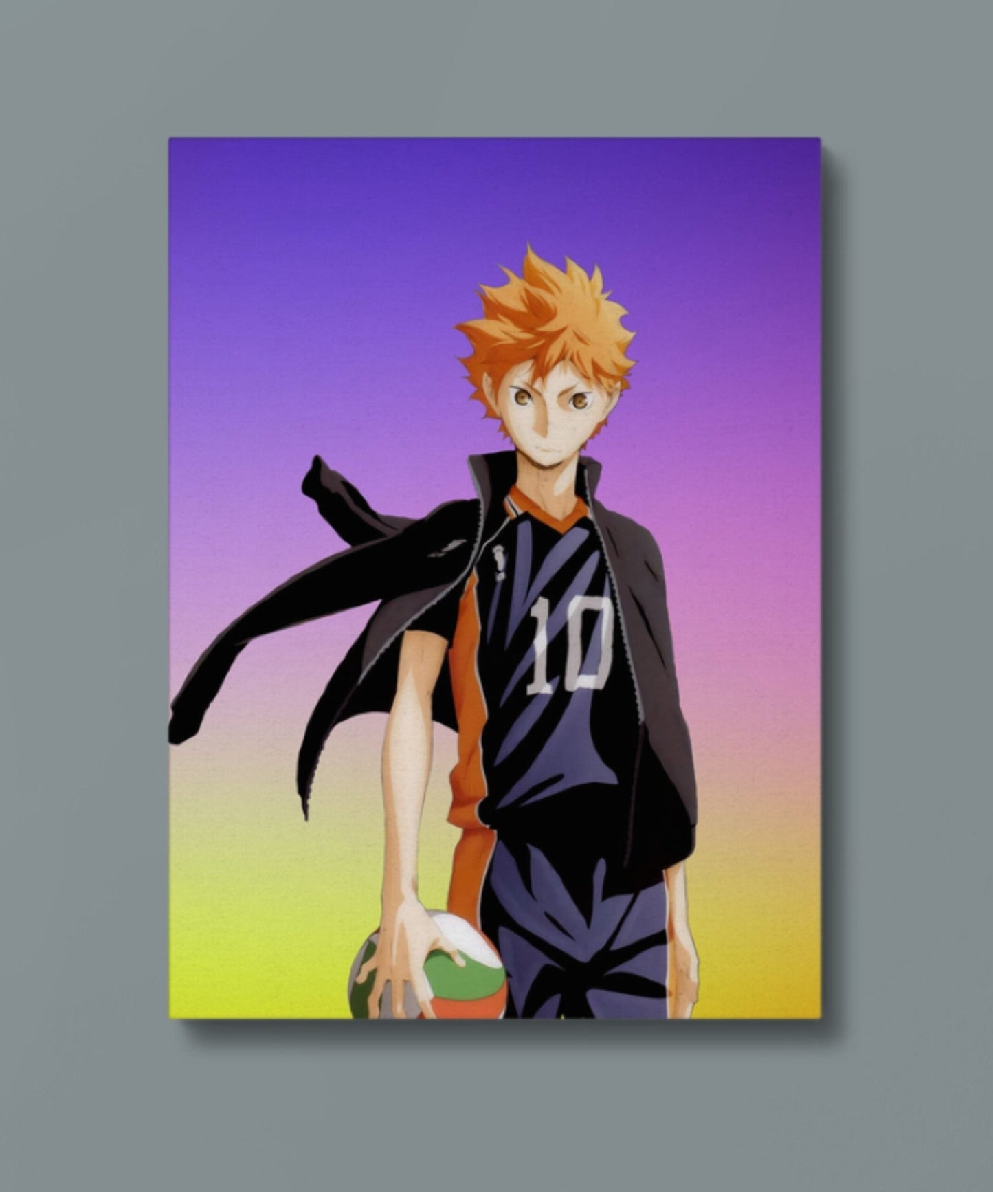 Haikyu - Hinata - Metal Poster variable Swipe Arts