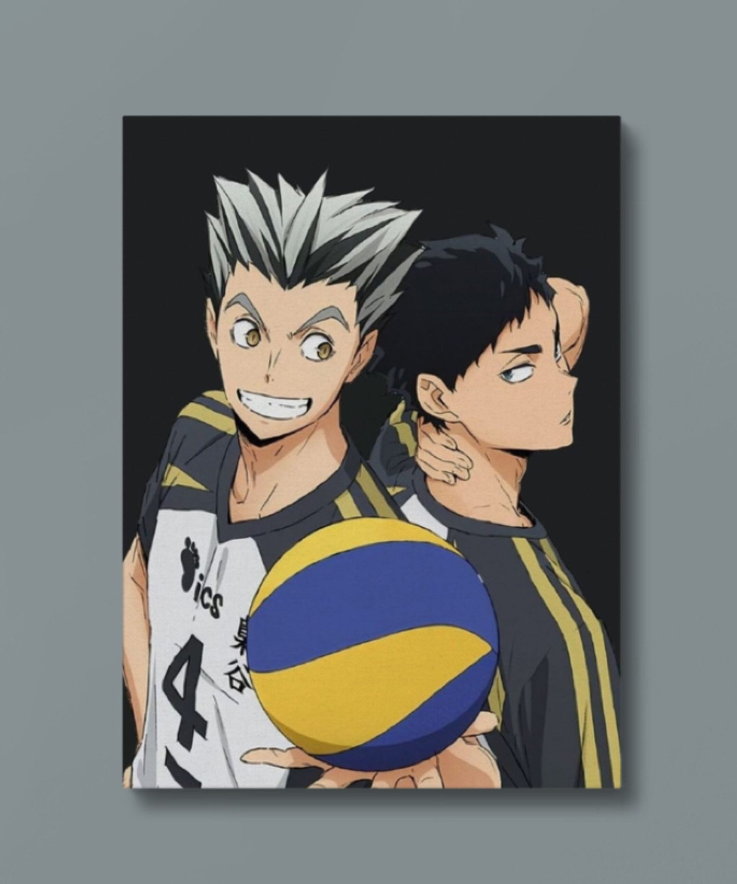 Haikyuu - Akaashi Bokuto Dual - Metal Poster variable Swipe Arts