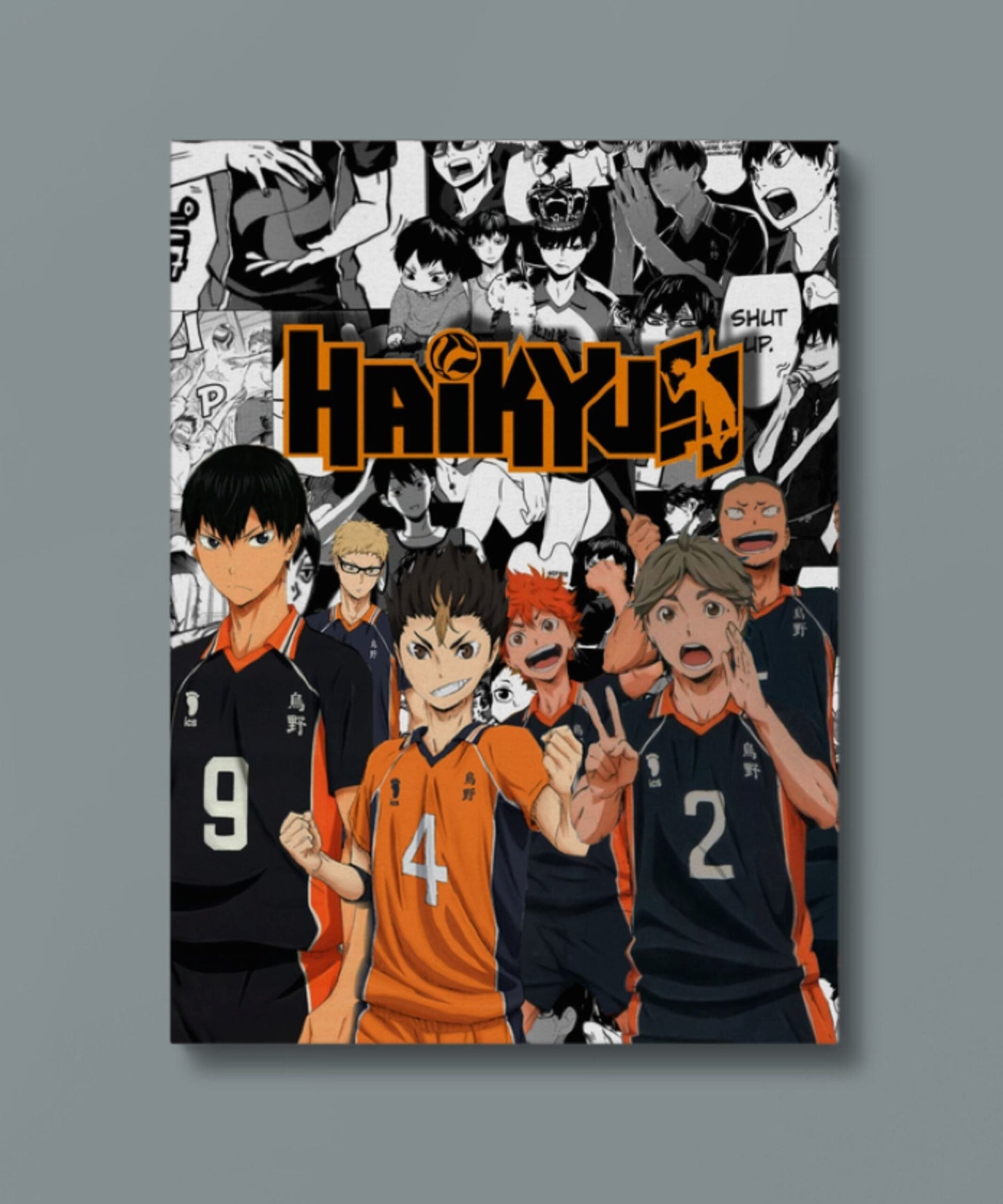Haikyuu Characters Metal Poster variable Swipe Arts