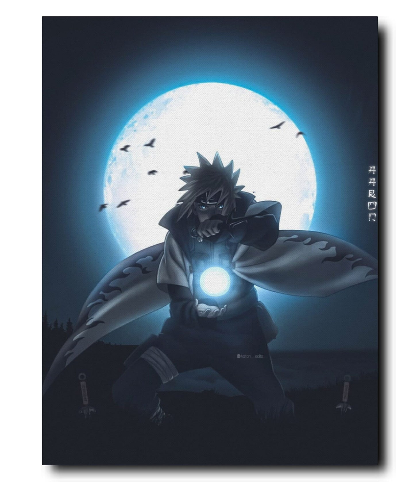 Naruto - Minato - Metal Poster