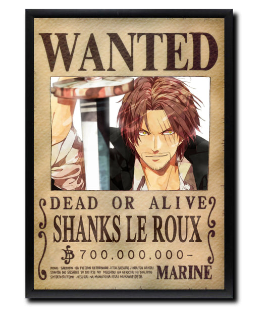 Shanks Wanted Poster