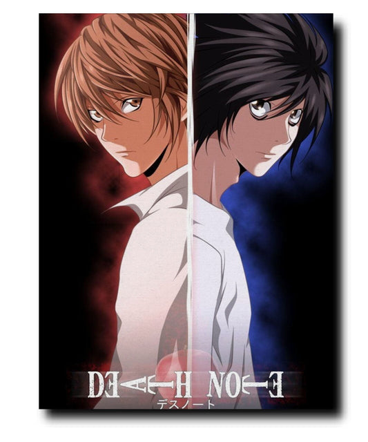 Deathnote - L Kira Dual - Metal Poster variable Swipe Arts 