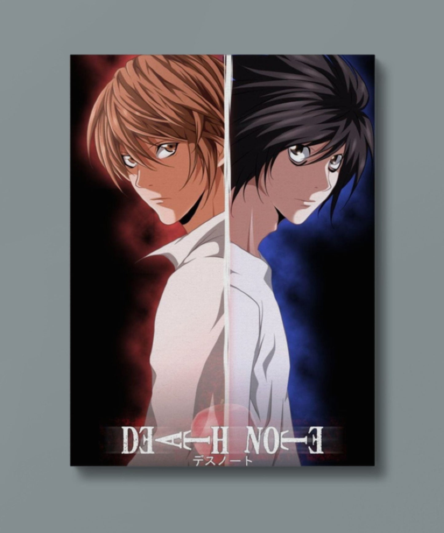 Deathnote - L Kira Dual - Metal Poster variable Swipe Arts 