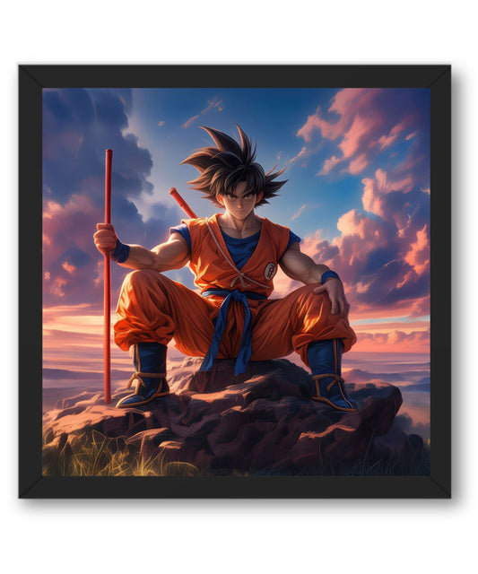 Dragonball - Goku - Framed Poster variable Swipe Arts 