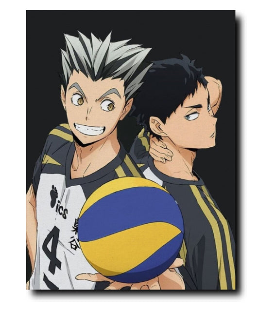 Haikyuu - Akaashi Bokuto Dual - Metal Poster variable Swipe Arts 
