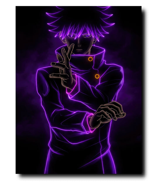 Jujutsu Kaisen - Megumi - Metal Poster variable Swipe Arts 